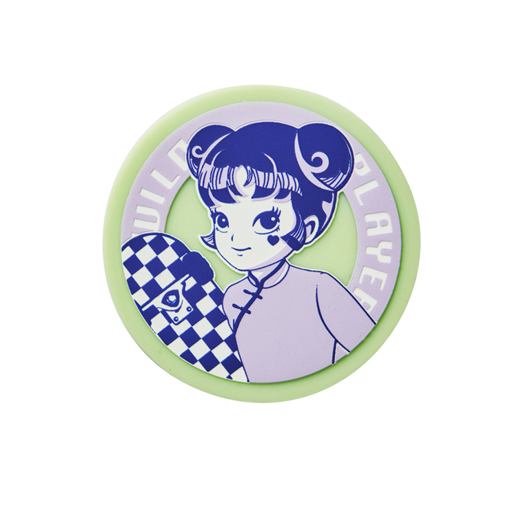 Heat transfer silicone label